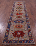 Persian Fine Serapi Handmade Wool Runner Rug - 2' 8" X 11' 6" - Golden Nile