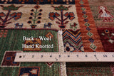 Tribal Persian Gabbeh Hand Knotted Wool Runner Rug - 2' 9" X 9' 10" - Golden Nile