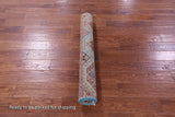 Blue Khorjin Persian Gabbeh Hand Knotted Wool Rug - 3' 5" X 5' 1" - Golden Nile