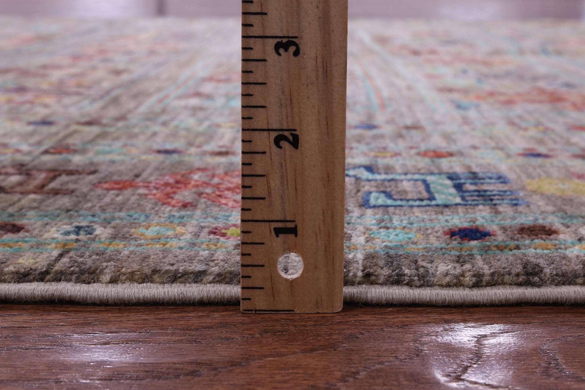 Tribal Persian Gabbeh Hand Knotted Wool Rug - 4' 11" X 6' 7" - Golden Nile