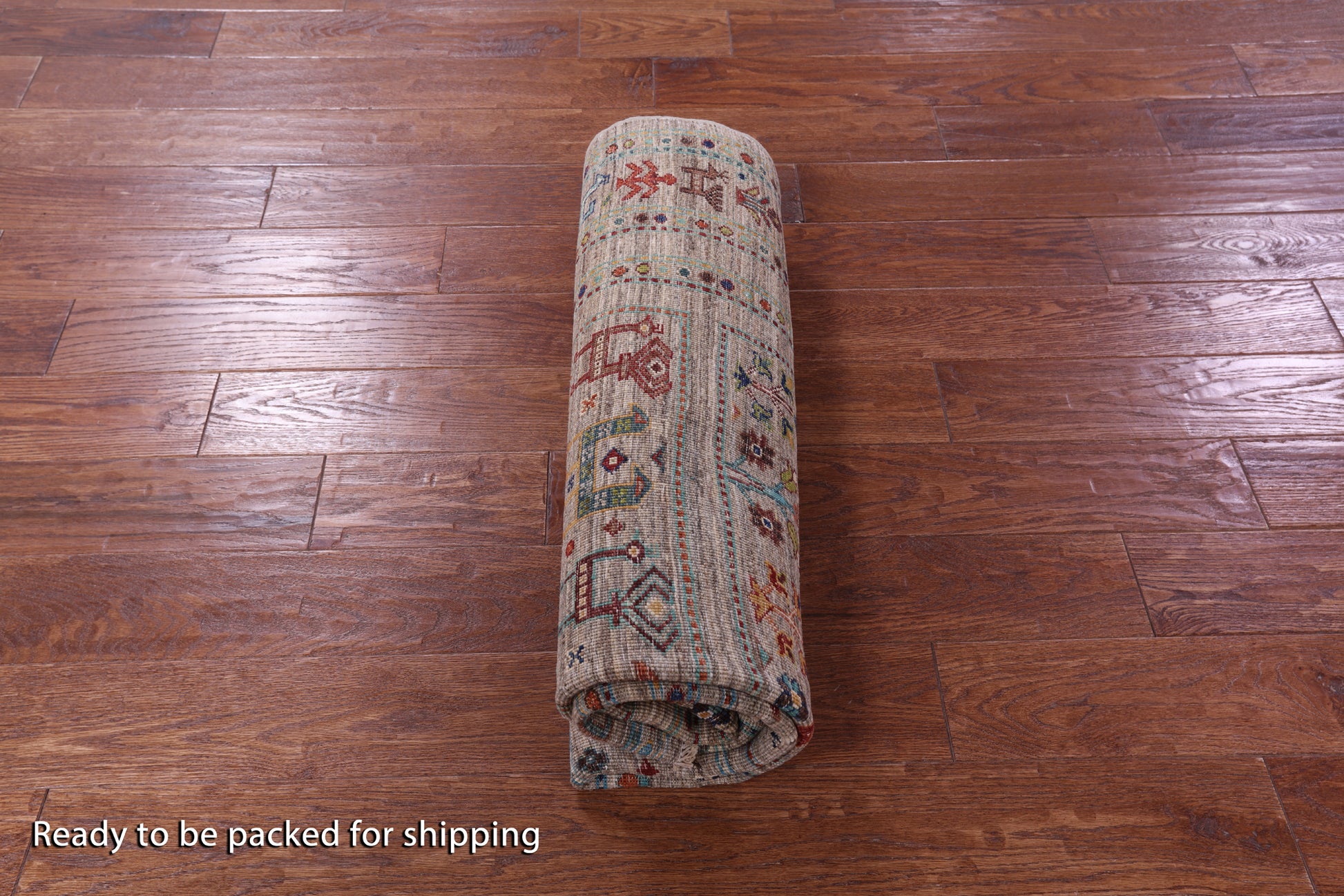 Tribal Persian Gabbeh Hand Knotted Wool Rug - 4' 11" X 6' 7" - Golden Nile