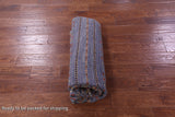 Grey Khorjin Persian Gabbeh Handmade Wool Rug - 4' 9" X 6' 10" - Golden Nile