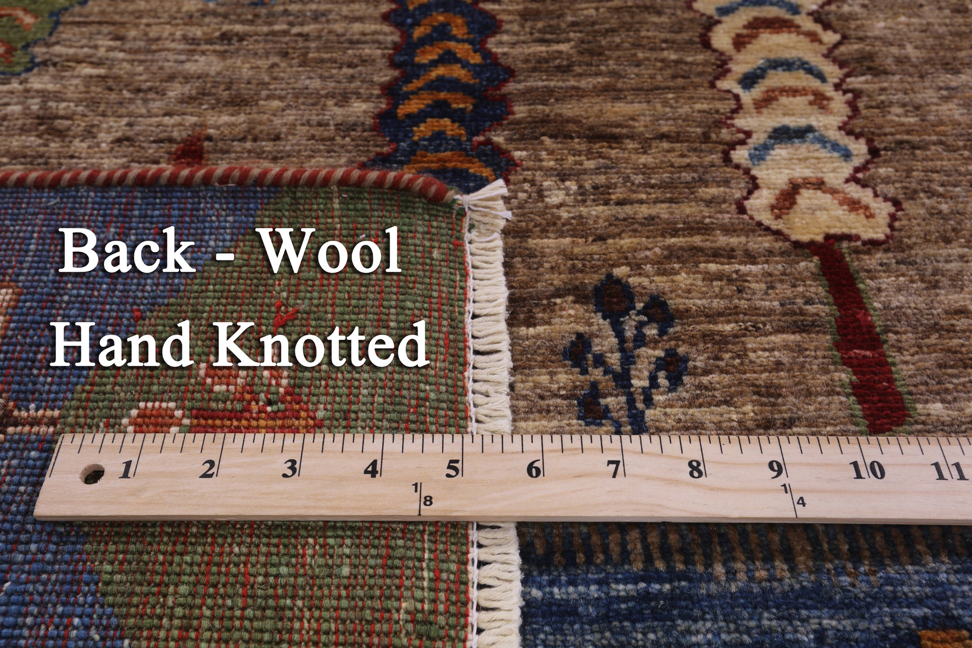 Tribal Persian Gabbeh Hand Knotted Wool Rug - 3' 11" X 5' 11" - Golden Nile