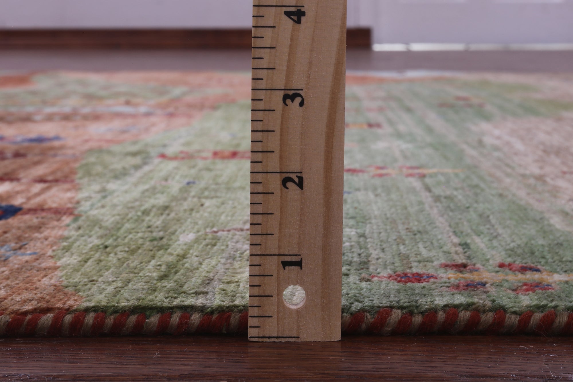 Tribal Persian Gabbeh Hand Knotted Wool Rug - 3' 11" X 5' 11" - Golden Nile