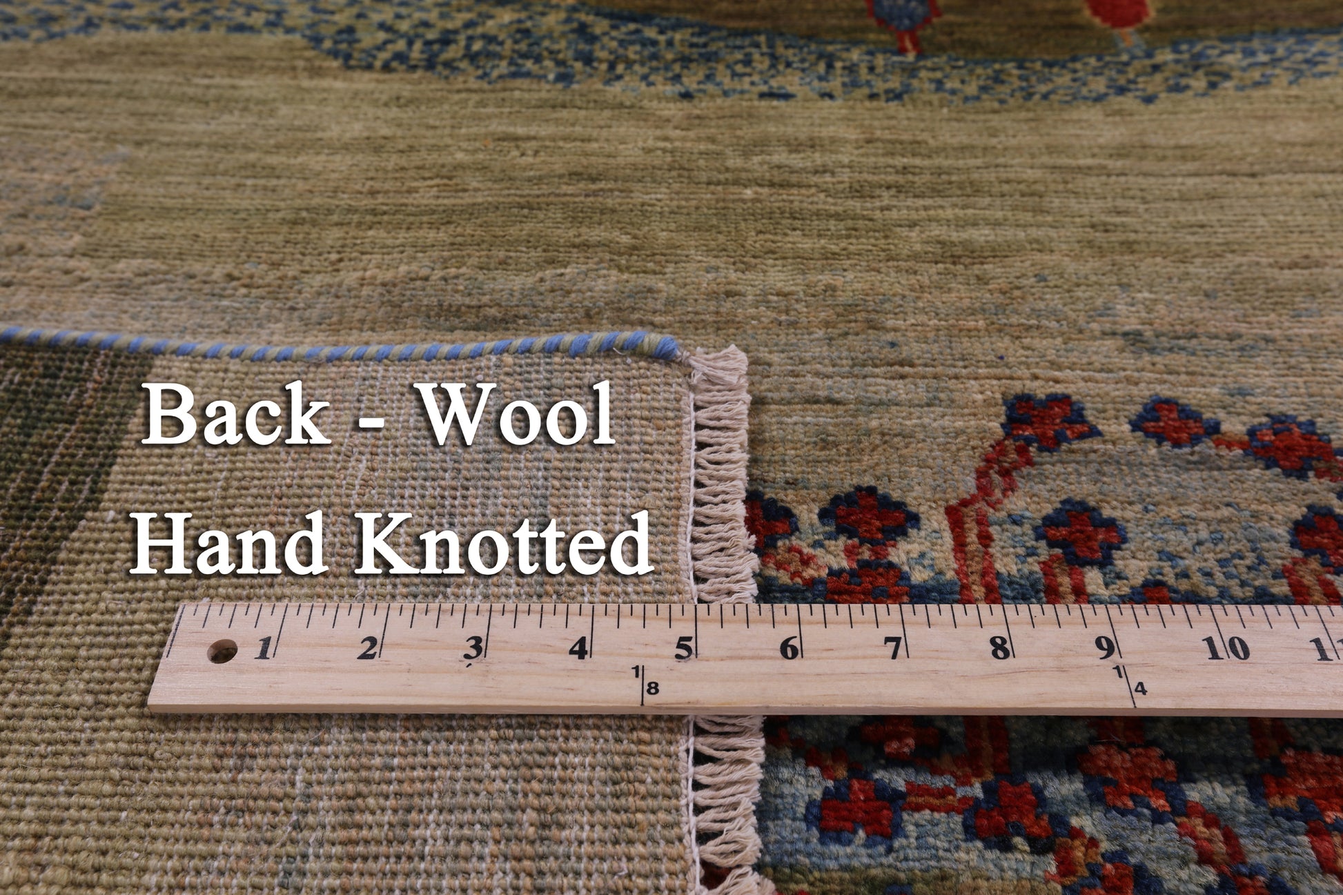 Tribal Persian Gabbeh Handmade Wool Rug - 5' 10" X 8' 3" - Golden Nile