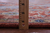 Rust Persian Fine Serapi Hand Knotted Wool Rug - 8' 7" X 11' 11" - Golden Nile