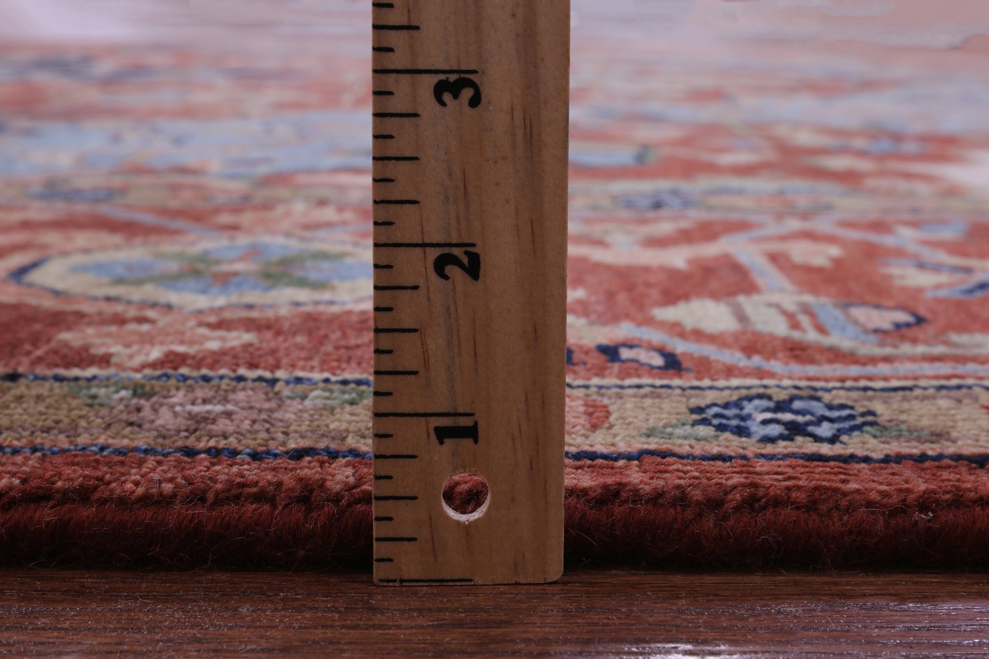Rust Persian Fine Serapi Hand Knotted Wool Rug - 8' 7" X 11' 11" - Golden Nile