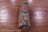 Rust Persian Fine Serapi Hand Knotted Wool Rug - 7' 10" X 9' 10" - Golden Nile
