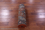 Rust Persian Fine Serapi Hand Knotted Wool Runner Rug - 2' 7" X 9' 10" - Golden Nile