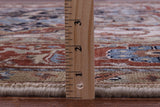Ivory Persian Fine Serapi Hand Knotted Wool Rug - 7' 10" X 10' 0" - Golden Nile
