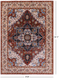 Persian Fine Serapi Hand Knotted Wool Rug - 9' 8" X 14' 1" - Golden Nile