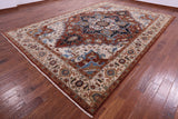 Persian Fine Serapi Hand Knotted Wool Rug - 9' 8" X 14' 1" - Golden Nile