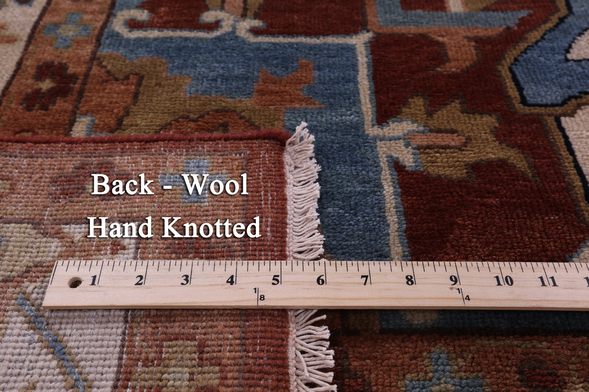 Persian Fine Serapi Hand Knotted Wool Rug - 9' 8" X 14' 1" - Golden Nile