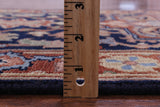 Blue Persian Fine Serapi Handmade Wool Runner Rug - 2' 8" X 17' 11" - Golden Nile