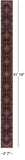 Blue Persian Fine Serapi Hand Knotted Wool Runner Rug - 2' 7" X 31' 10" - Golden Nile