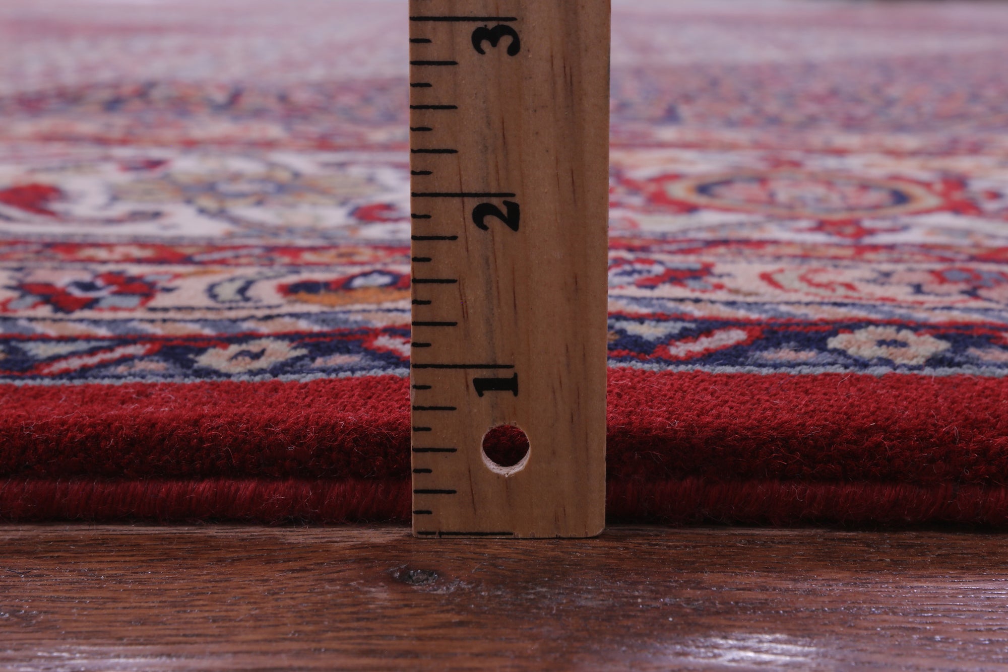 Red Persian Bijar Hand Knotted Wool Rug - 10' 0" X 14' 2" - Golden Nile