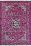 Pink Persian Nain Hand Knotted Wool Rug - 8' 11" X 12' 3" - Golden Nile
