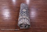 Grey Persian Nain Hand Knotted Wool & Silk Rug - 8' 10" X 12' 2" - Golden Nile