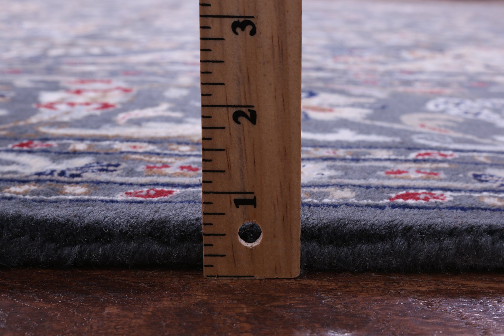 Grey Persian Nain Hand Knotted Wool & Silk Rug - 8' 10" X 12' 2" - Golden Nile