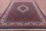 Blue Persian Bijar Hand Knotted Wool Rug - 8' 3" X 10' 0" - Golden Nile