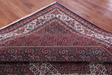 Blue Persian Bijar Hand Knotted Wool Rug - 8' 3" X 10' 0" - Golden Nile
