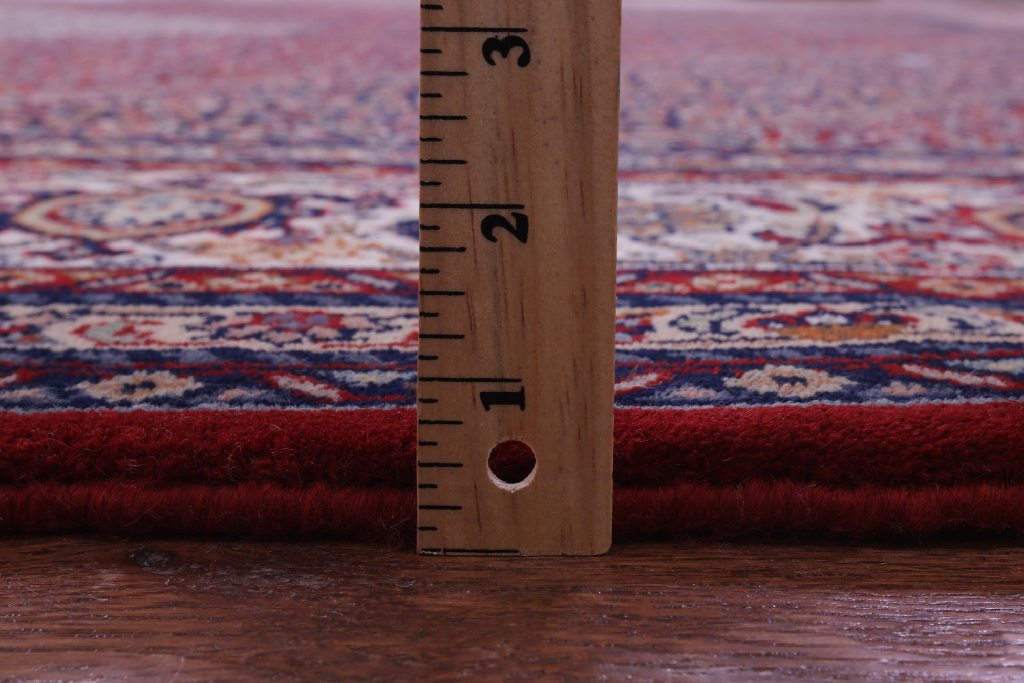 Red Persian Bijar Hand Knotted Wool Rug - 9' 9" X 13' 2" - Golden Nile