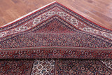 Red Persian Bijar Hand Knotted Wool Rug - 9' 9" X 13' 2" - Golden Nile