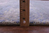 Abstract Contemporary Hand Knotted Wool & Silk Rug - 7' 11" X 10' 0" - Golden Nile