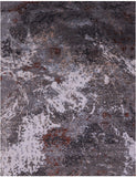 Abstract Contemporary Hand Knotted Wool Rug - 7' 10" X 10' 1" - Golden Nile