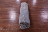 Abstract Contemporary Hand Knotted Wool & Silk Rug - 8' 0" X 10' 1" - Golden Nile