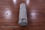 Abstract Modern Hand Knotted Wool Rug - 7' 11" X 10' 1" - Golden Nile