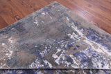 Abstract Contemporary Hand Knotted Wool & Silk Rug - 9' 10" X 14' 1" - Golden Nile