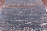 Abstract Contemporary Hand Knotted Wool & Silk Rug - 6' 0" X 9' 2" - Golden Nile