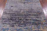 Abstract Modern Hand Knotted Wool & Silk Rug - 5' 0" X 7' 0" - Golden Nile