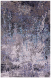 Abstract Contemporary Hand Knotted Wool & Silk Rug - 4' 0" X 6' 2" - Golden Nile