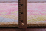 Pink Tribal Moroccan Hand Knotted Wool Rug - 9' 11" X 13' 9" - Golden Nile