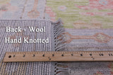 Silver Turkish Oushak Handmade Wool Rug - 10' 3" X 13' 10" - Golden Nile