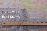 Silver Turkish Oushak Handmade Wool Rug - 10' 3" X 13' 10" - Golden Nile