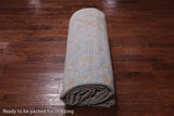 Ivory Persian Tabriz Hand Knotted Wool Rug - 10' 2" X 13' 11"