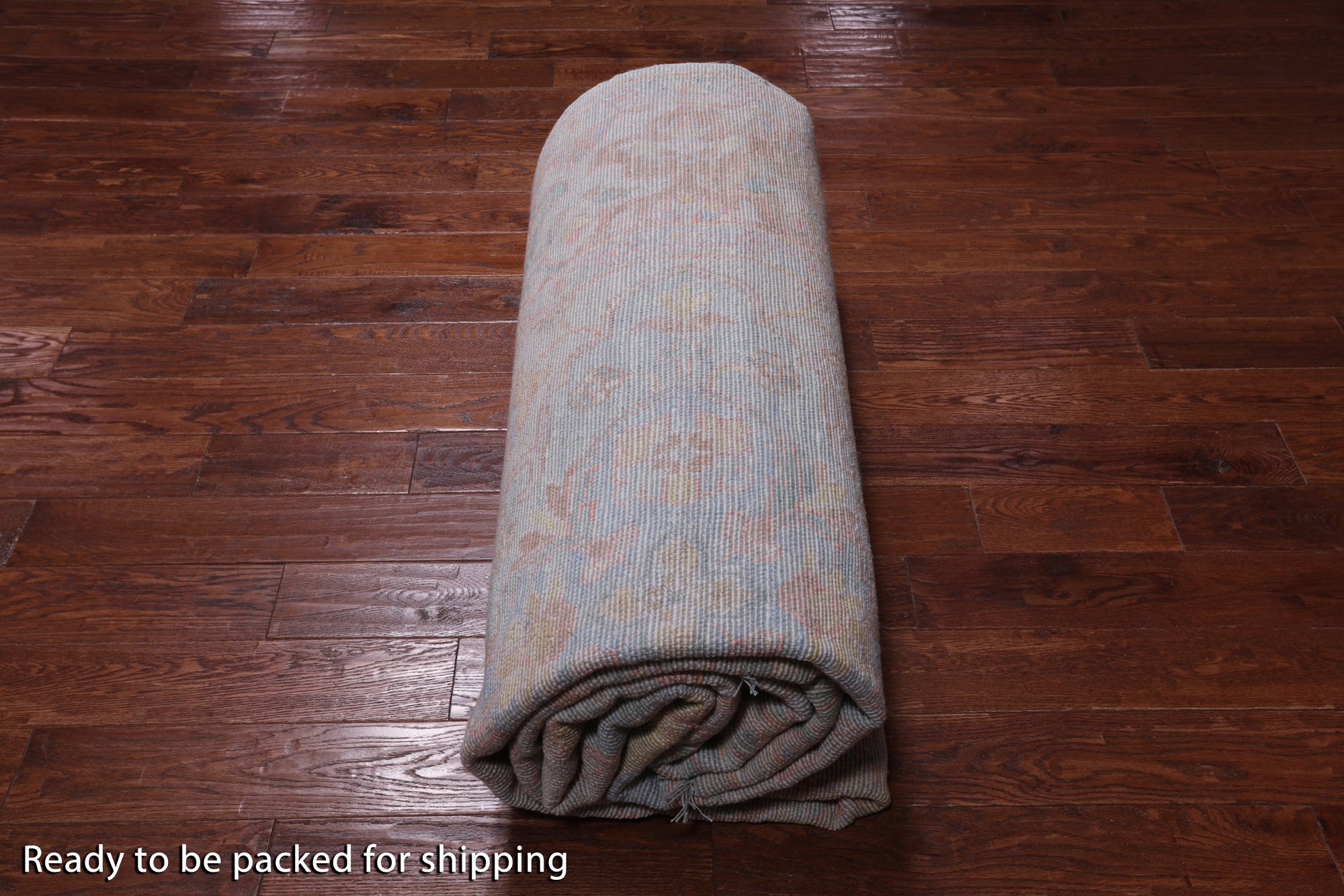 Ivory Persian Tabriz Hand Knotted Wool Rug - 10' 2" X 13' 11"