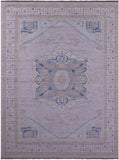 Silver Persian Fine Serapi Hand Knotted Wool Rug - 10' 4" X 14' 0" - Golden Nile