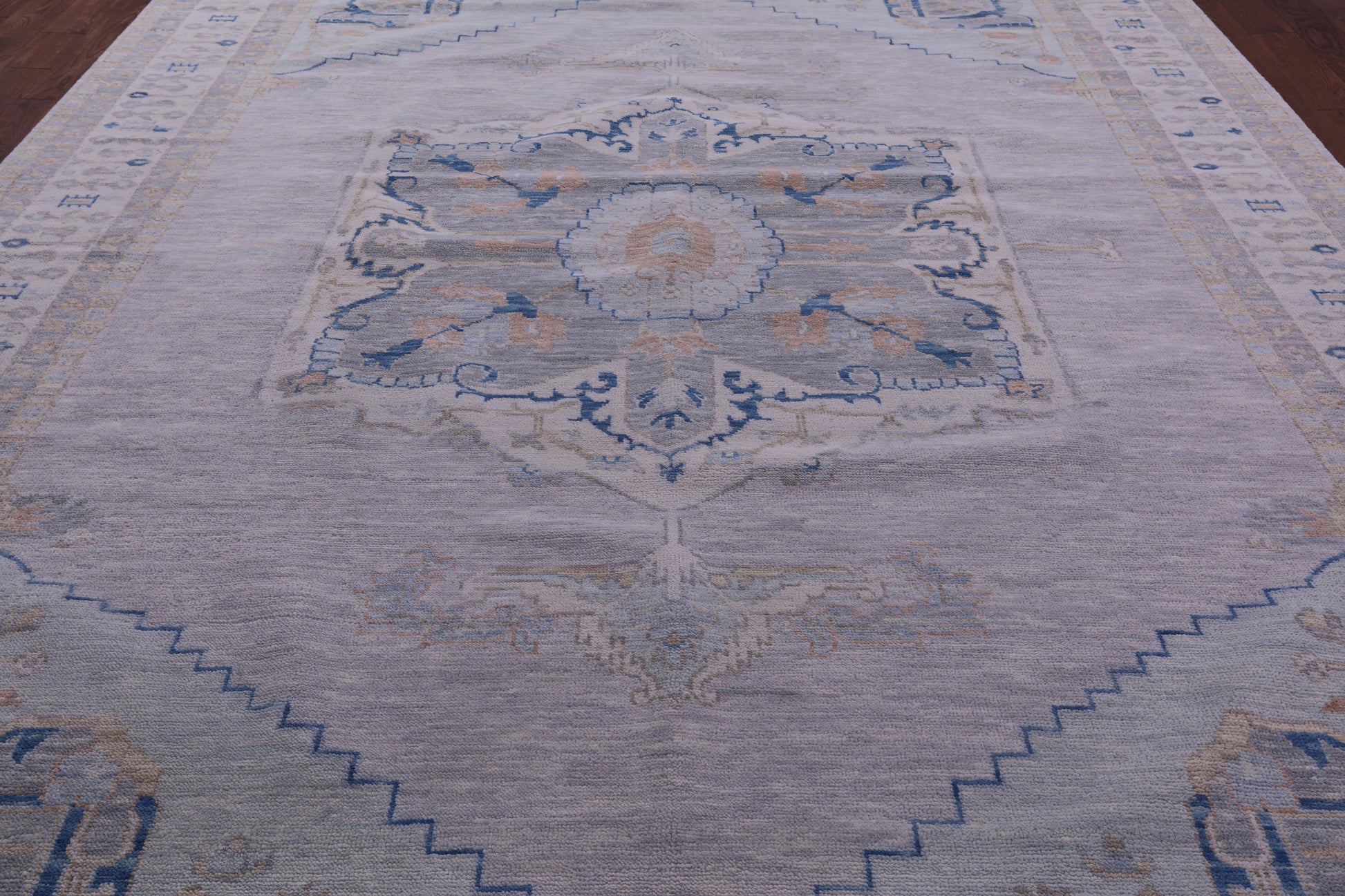 Silver Persian Fine Serapi Hand Knotted Wool Rug - 10' 4" X 14' 0" - Golden Nile