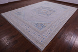 Silver Persian Fine Serapi Hand Knotted Wool Rug - 10' 4" X 14' 0" - Golden Nile