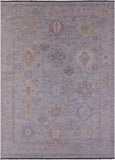 Silver Persian Fine Serapi Hand Knotted Wool Rug - 10' 4" X 13' 11" - Golden Nile