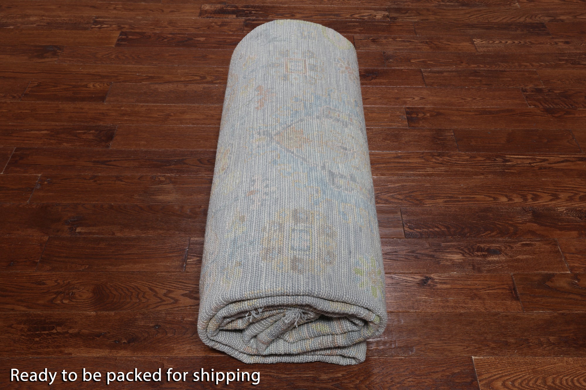 Silver Persian Fine Serapi Hand Knotted Wool Rug - 10' 4" X 13' 11"