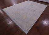 Silver Persian Fine Serapi Hand Knotted Wool Rug - 10' 4" X 13' 11" - Golden Nile