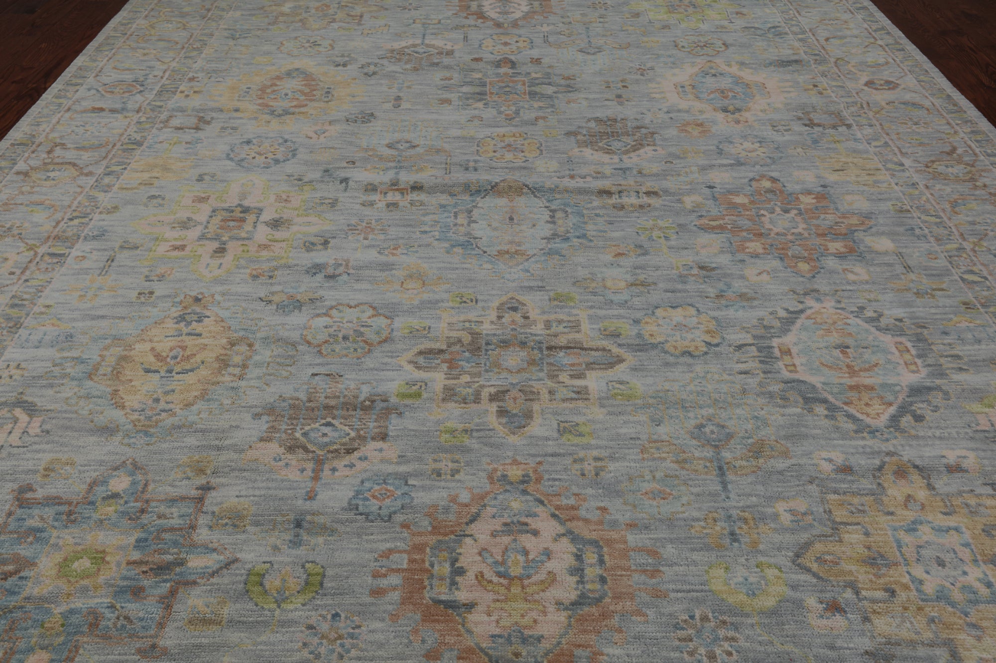 Silver Persian Fine Serapi Hand Knotted Wool Rug - 10' 4" X 13' 11"