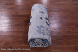 Grey Turkish Oushak Hand Knotted Wool Rug - 10' 2" X 13' 9" - Golden Nile