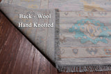 SUPER SALE Silver Turkish Oushak Handmade Wool Rug - 10' 0" X 14' 4"