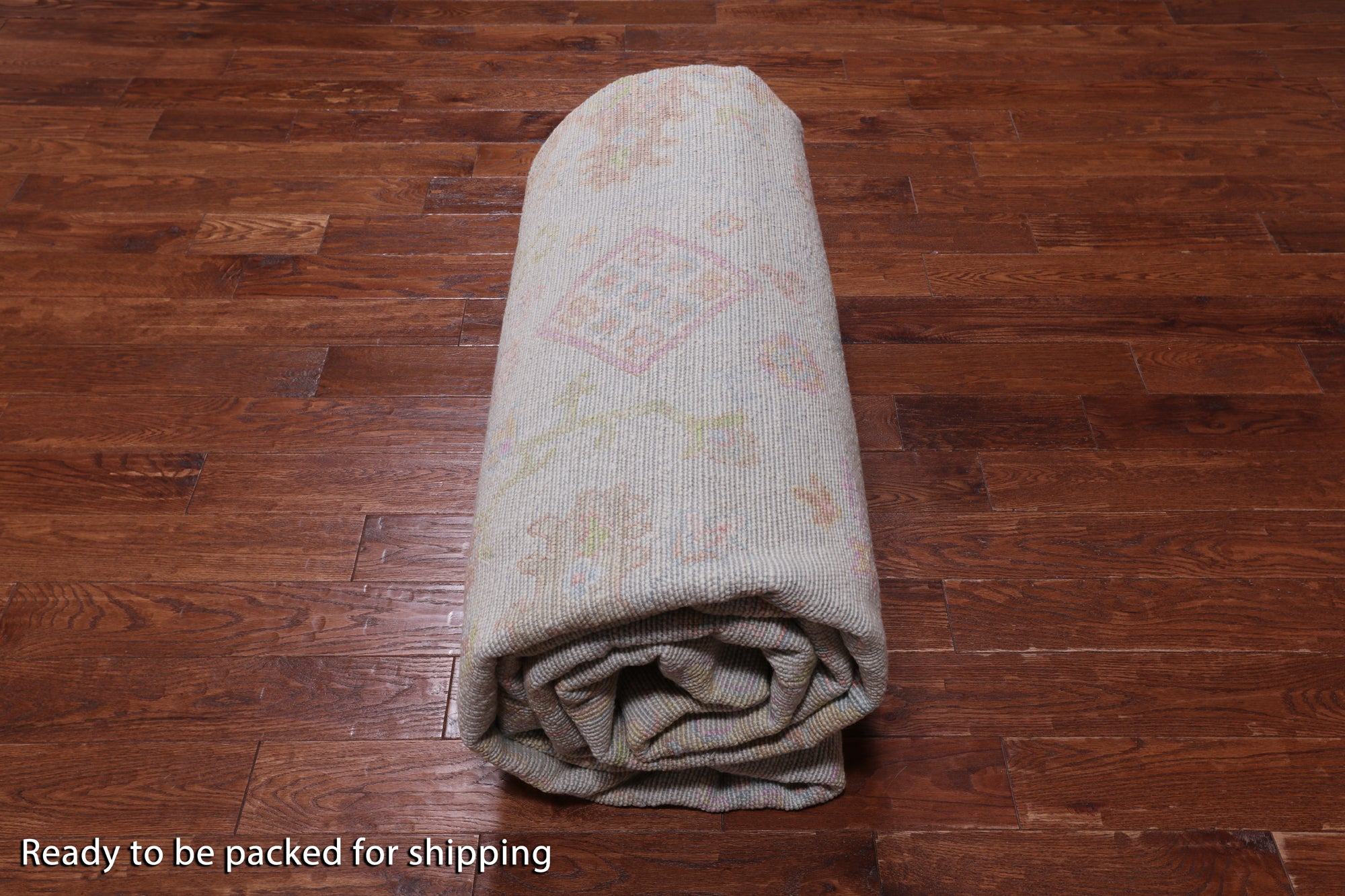 SUPER SALE Ivory Turkish Oushak Hand Knotted Wool Rug - 9' 10" X 14' 2"